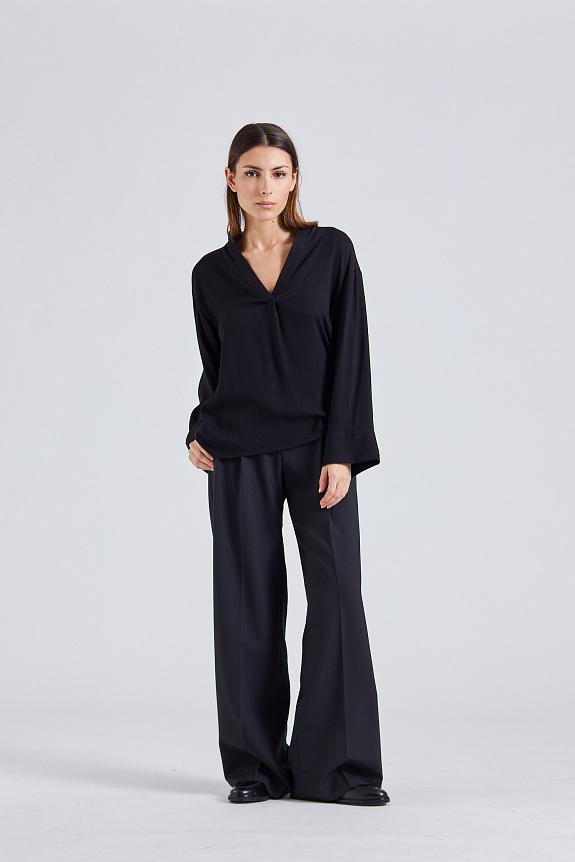 ENVELOPE1976 Cascais Blouse Black-1